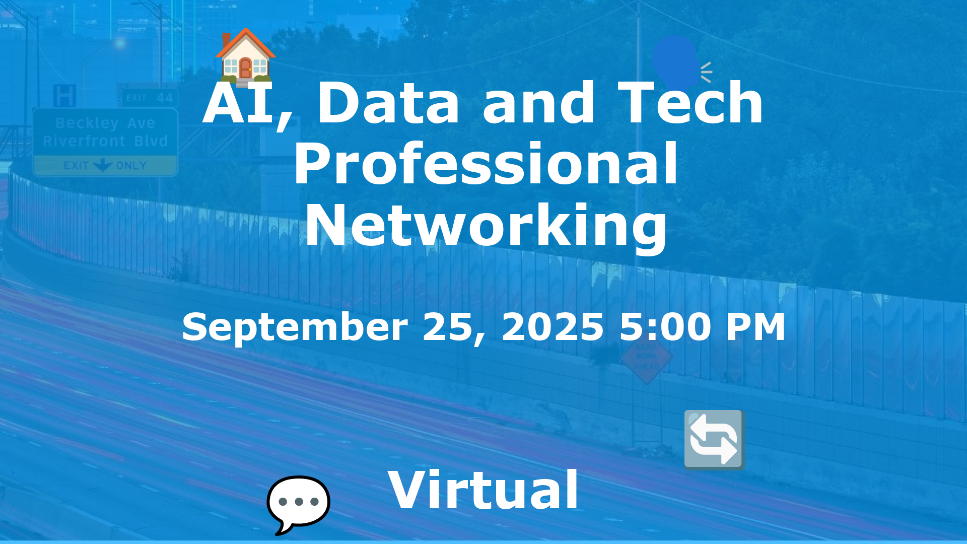 AI, Data and Tech Professional Networking event image